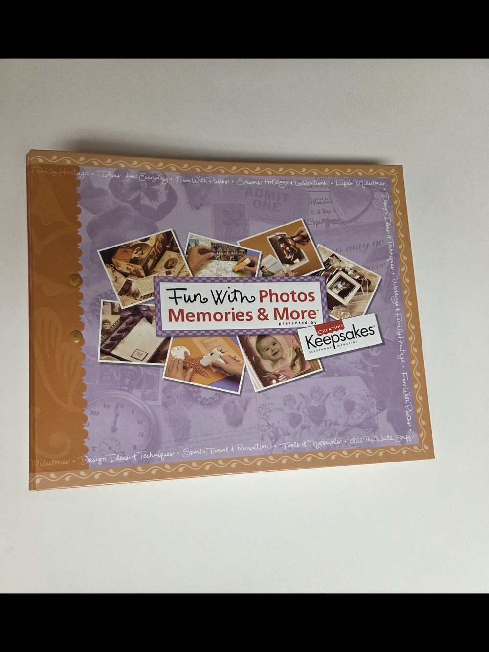 KEEPSAKES Fun With Photos And More Scrapbooking Album